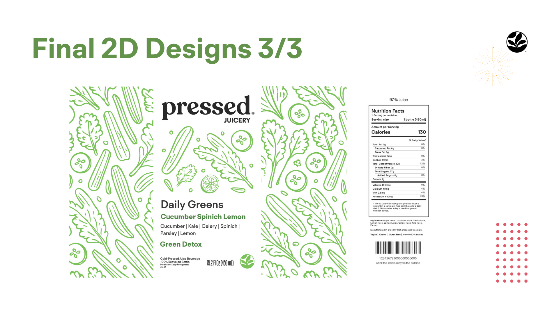 Final 2D design - Daily Greens Green Detox