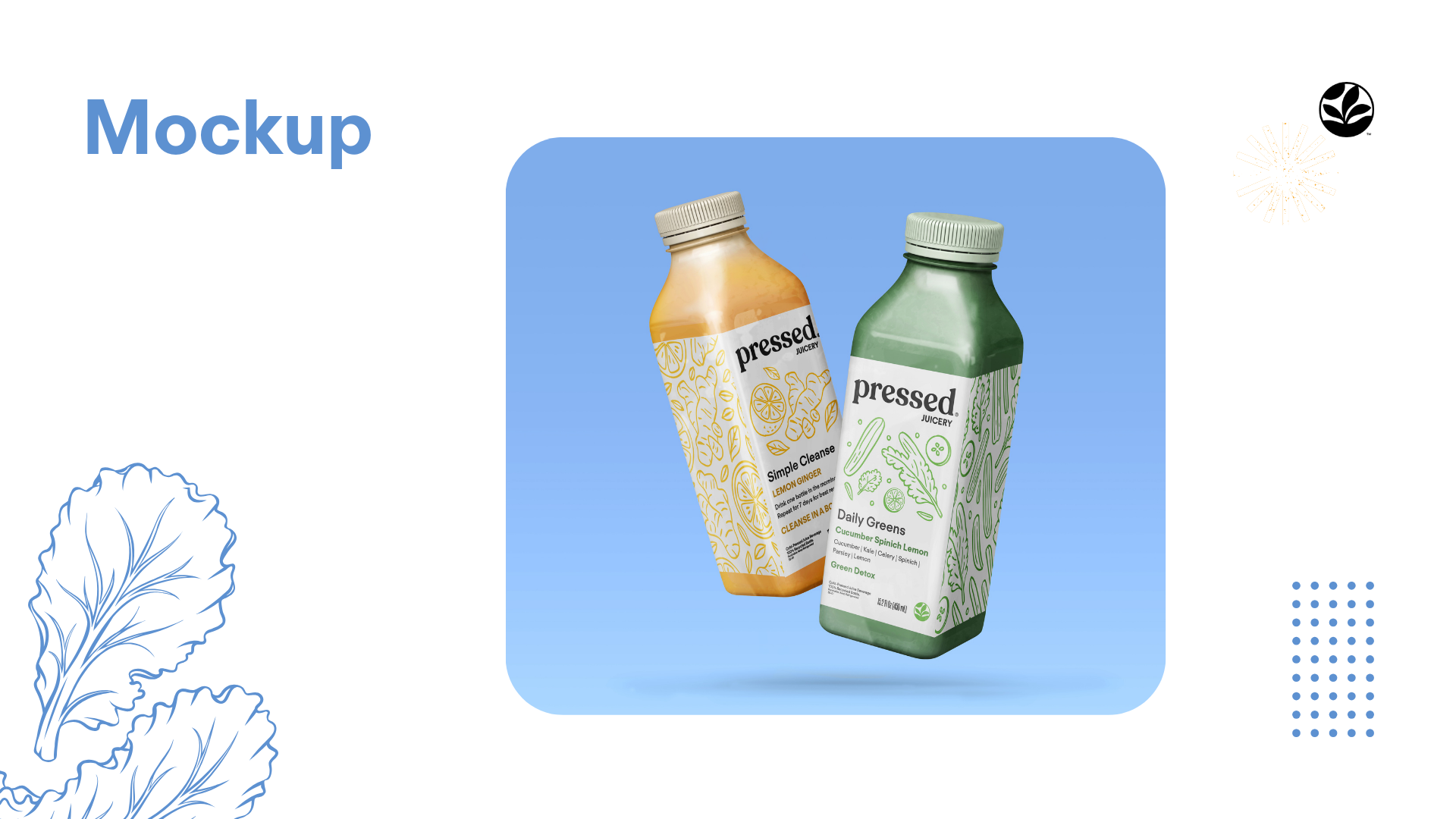Bottle mockup - final renders